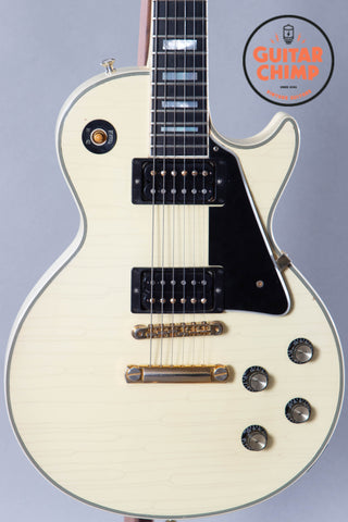 2015 Gibson Custom Shop Les Paul Custom '74 Reissue Heavy Aged Classic White