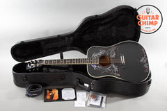 2025 Gibson Custom Shop Kirk Hammett Signature Raven Ebony Signed Label OHSC COA