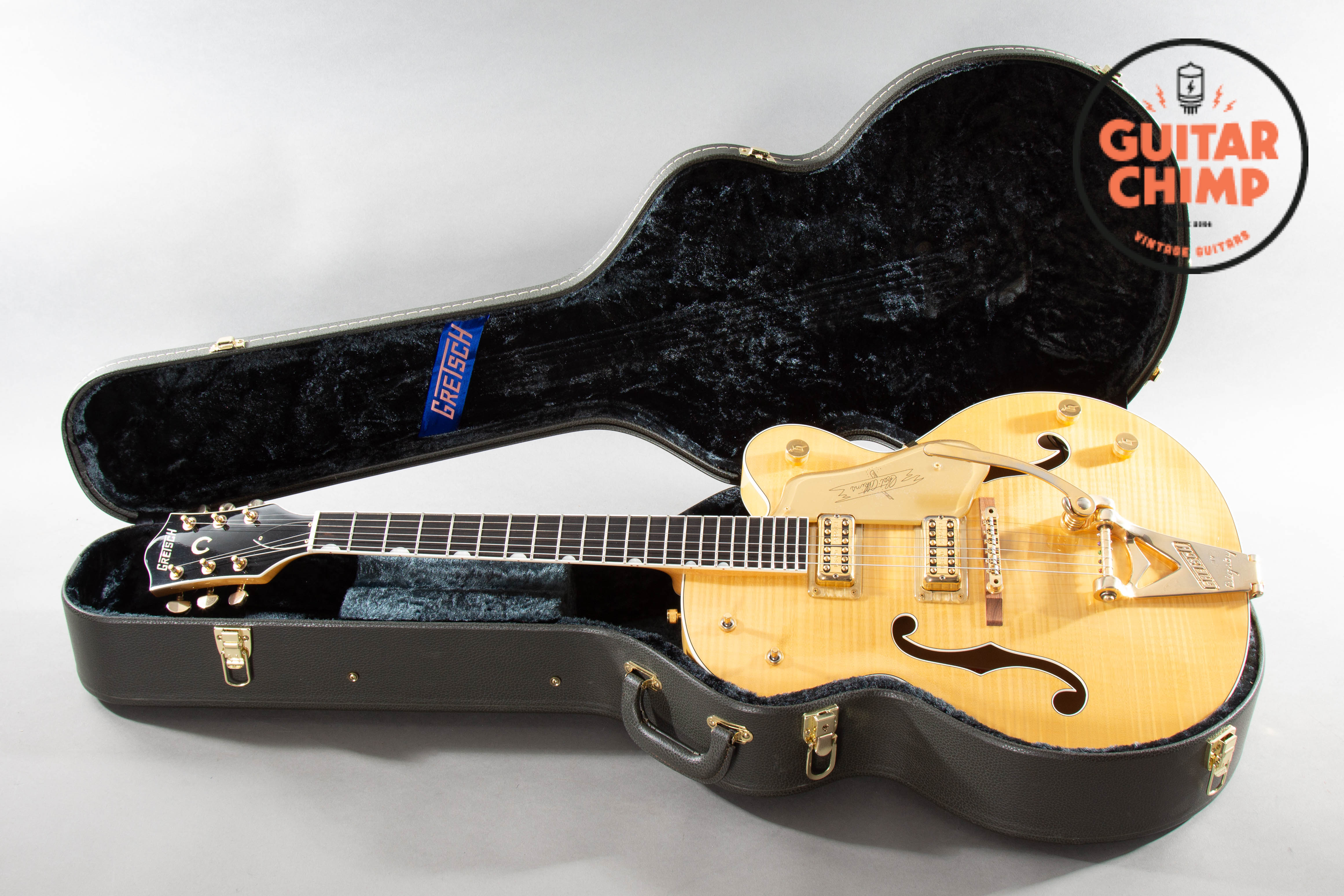 2014 Gretsch G6120AM Chet Atkins Hollow Body Amber Flame Filter