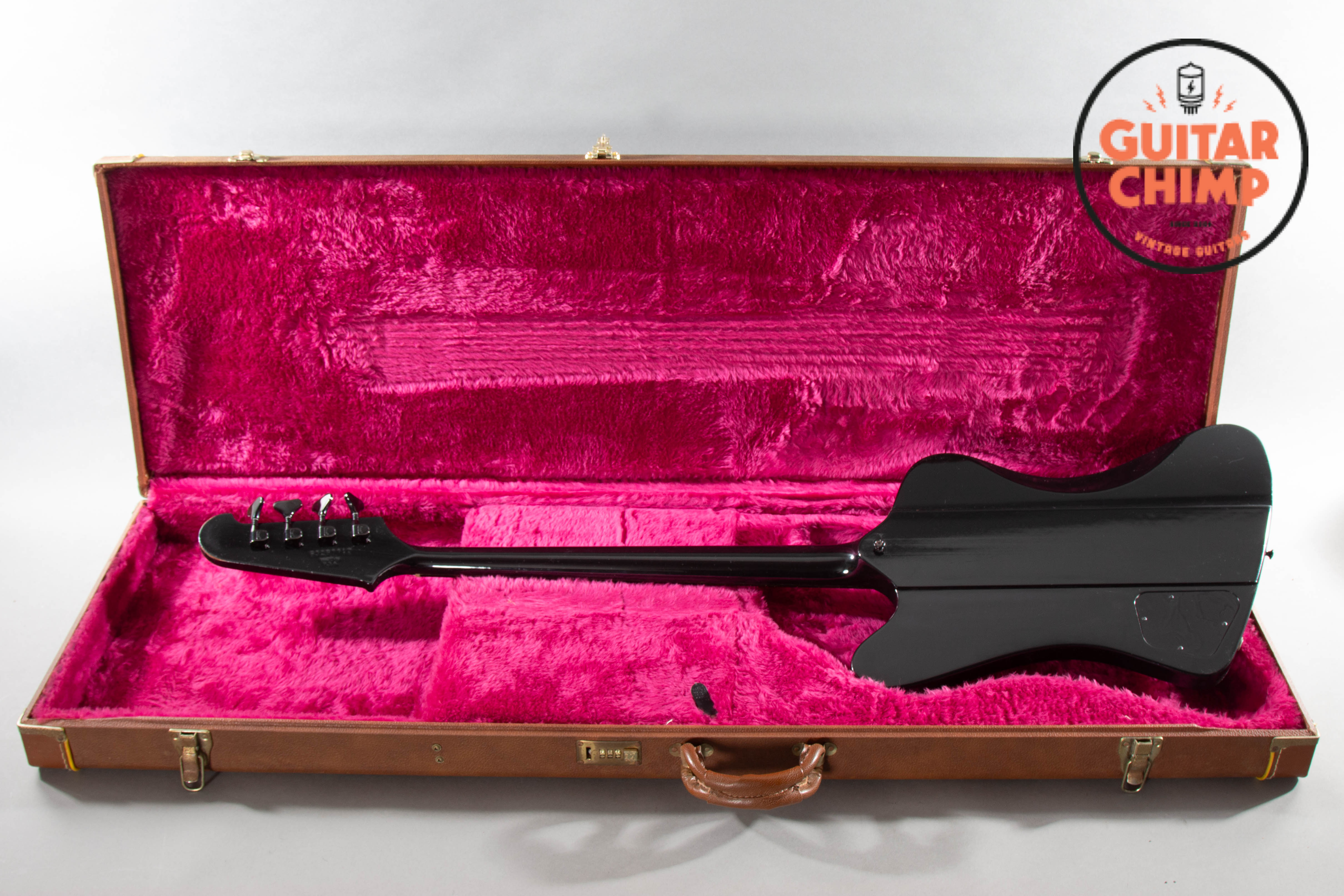【】 Gibson ギブソンThunderbird Ⅳ 1997年製 1997 Gibson Thunderbird IV Ebony Black Bass OHSC Ebony Board