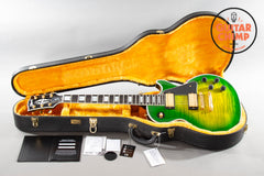 2023 Gibson Custom Shop Les Paul Custom Figured Iguana Burst M2M Long Tenon OHSC COA