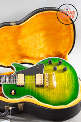 2023 Gibson Custom Shop Les Paul Custom Figured Iguana Burst M2M Long Tenon OHSC COA