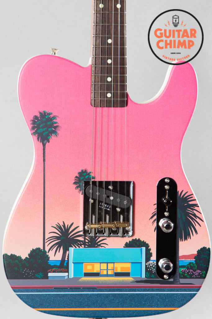 2022 Fender Japan Art Canvas Esquire Hiroshi Nagai No.2