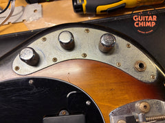 1978 Music Man StingRay Bass Vintage Sunburst Pre-Ernie Ball 2-Band EQ w/ Fender HSC