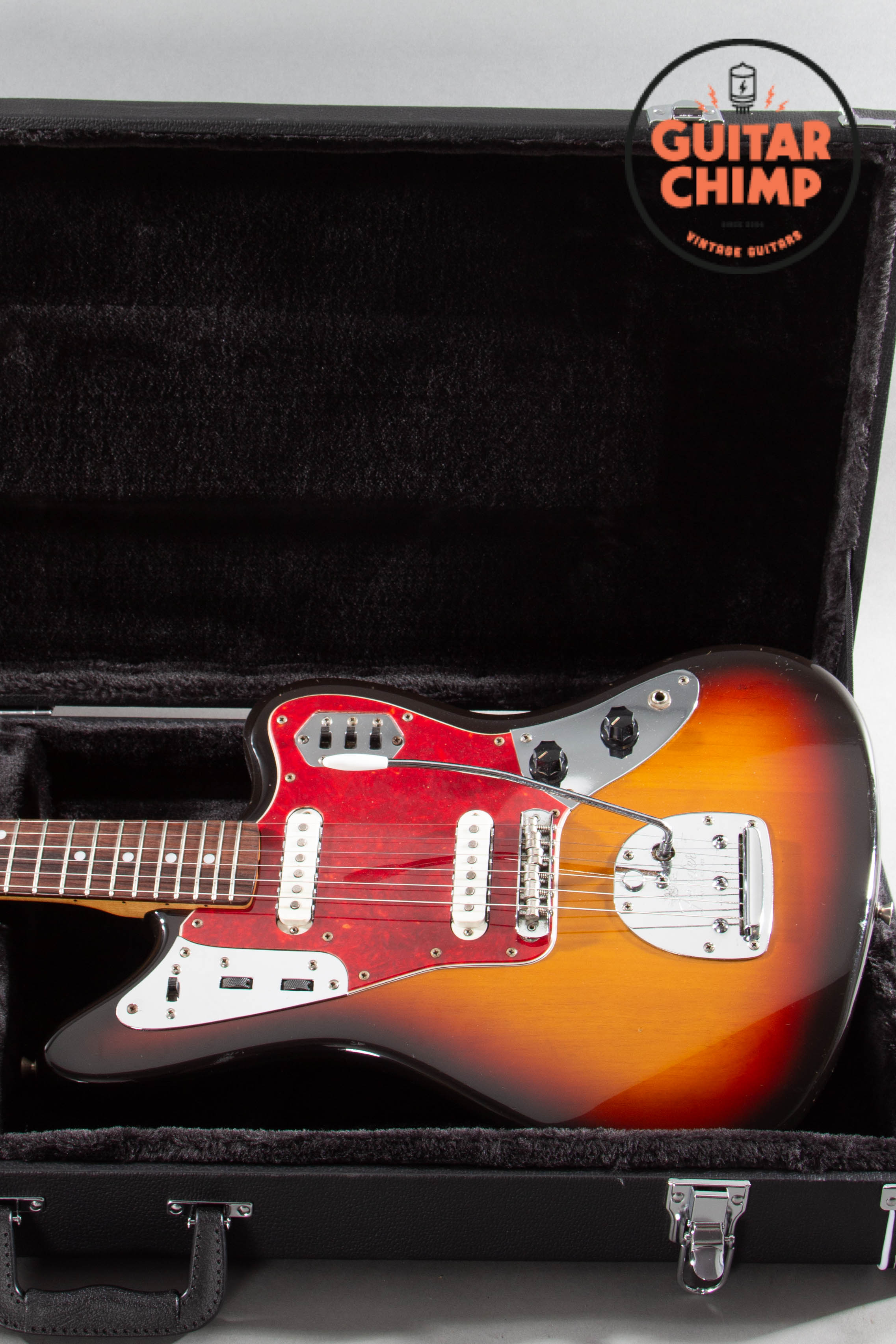 Fender Japan Jaguar JG66-85 CIJ 日本製 1997 Fender Japan CIJ JG66-85 '62 Reissue Jaguar 3-Tone Sunburst w