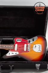1997 Fender Japan CIJ JG66-85 ’62 Reissue Jaguar 3-Tone Sunburst w/ HSC
