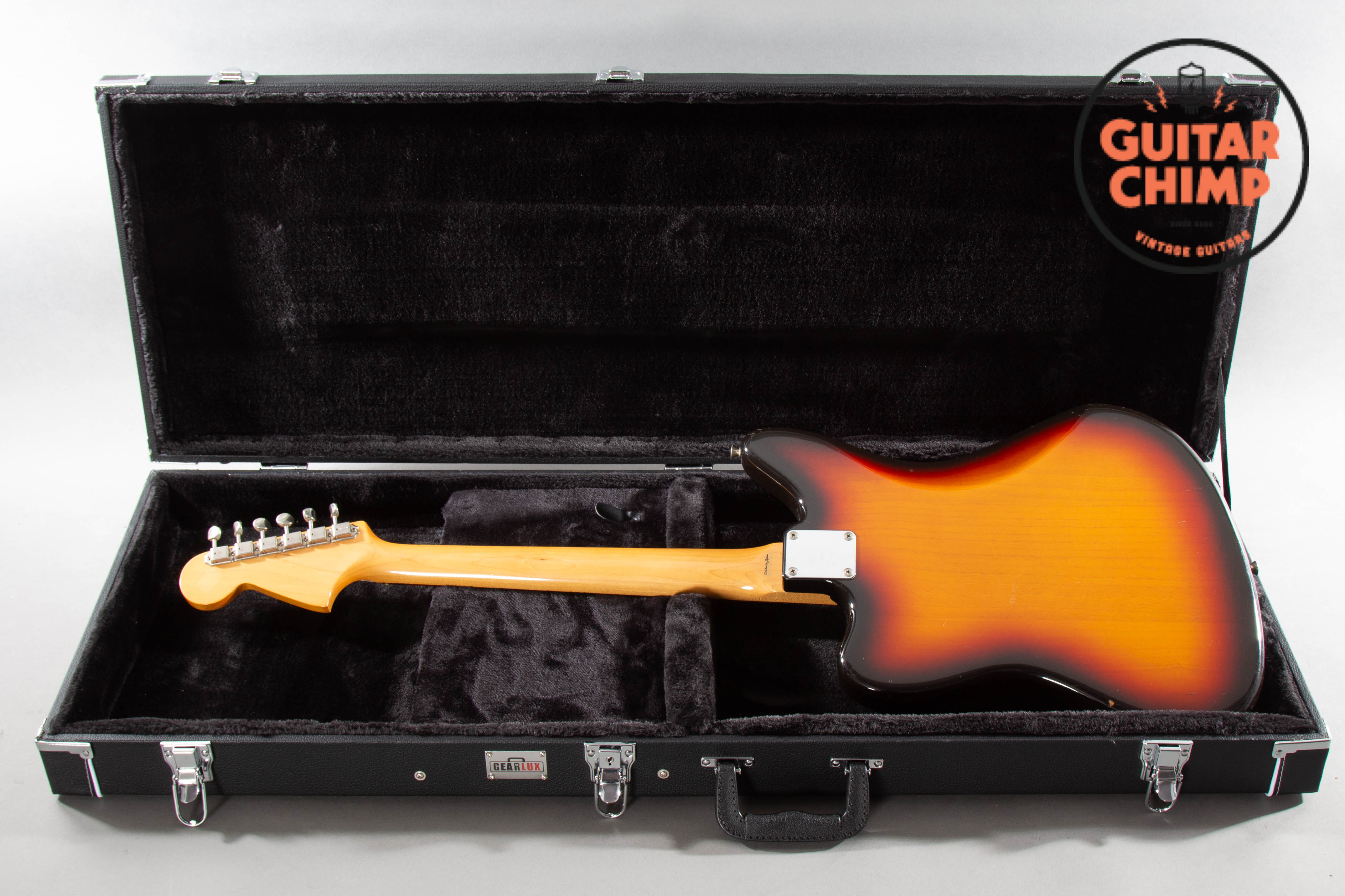 1997 Fender Japan CIJ JG66-85 '62 Reissue Jaguar 3-Tone Sunburst w