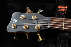 2006 Warwick Streamer $$ 5-String Natural Transparent Satin German Made w/ HSC