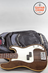 2004 Fender Japan CIJ APB-105 DMC Aerodyne Precision Bass Flame Top
