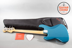 2021 Fender Japan MIJ Traditional Late ’60s Jazz Bass – Lake Placid Blue Matching Headstock | Block Inlays | Mint