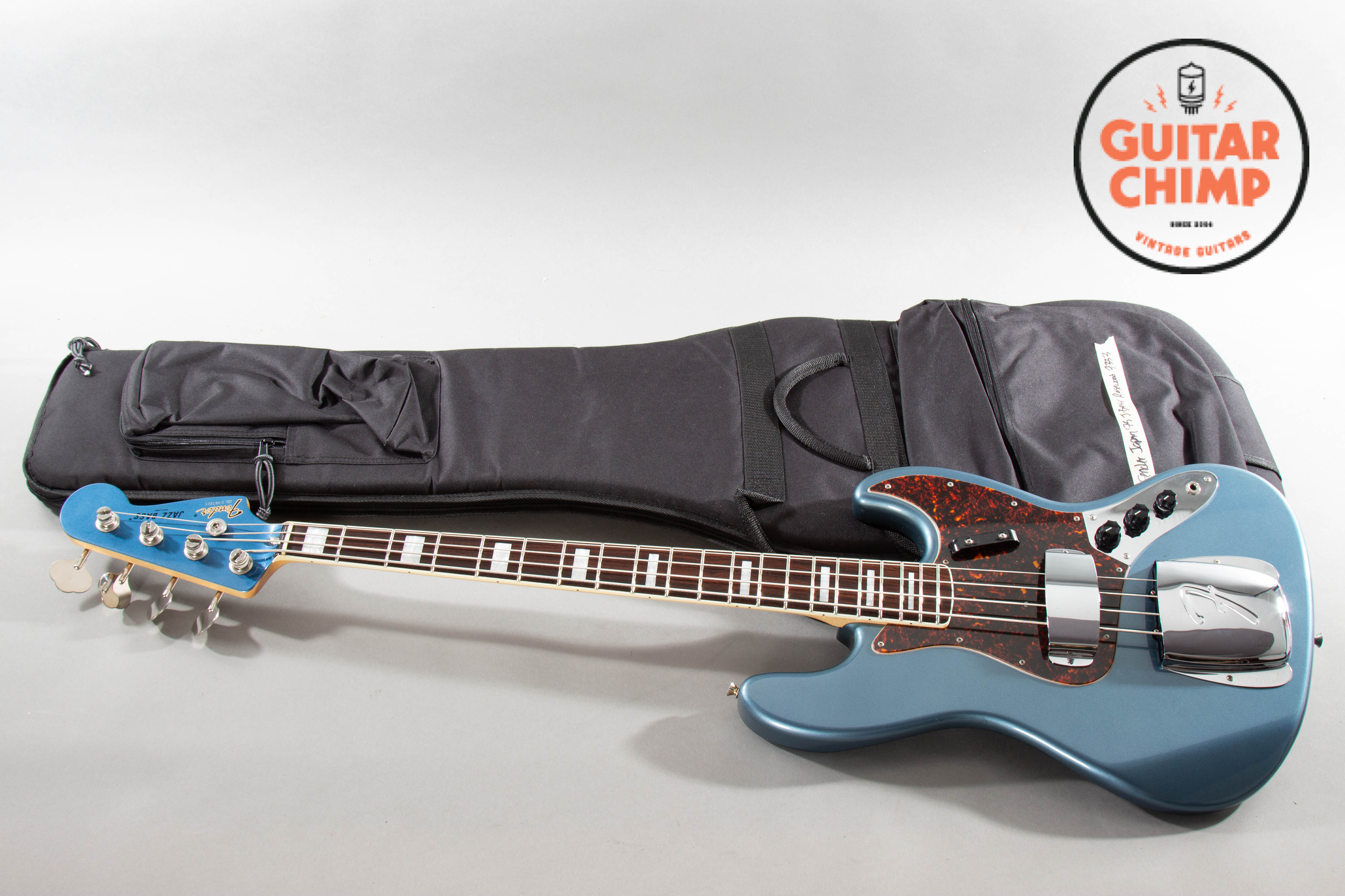 2006 Fender Japan CIJ JB75-94US '75 Reissue Jazz Bass – Old Lake