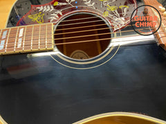 2009 Gibson Hummingbird Ebony Black