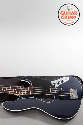 2021 Fender Japan Aerodyne II Jazz Bass Gun Metal Blue