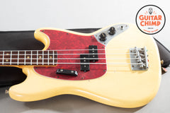 1977 Fender Mustang Bass Olympic White