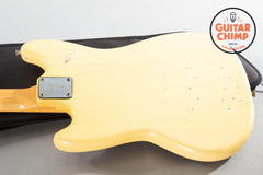 1977 Fender Mustang Bass Olympic White