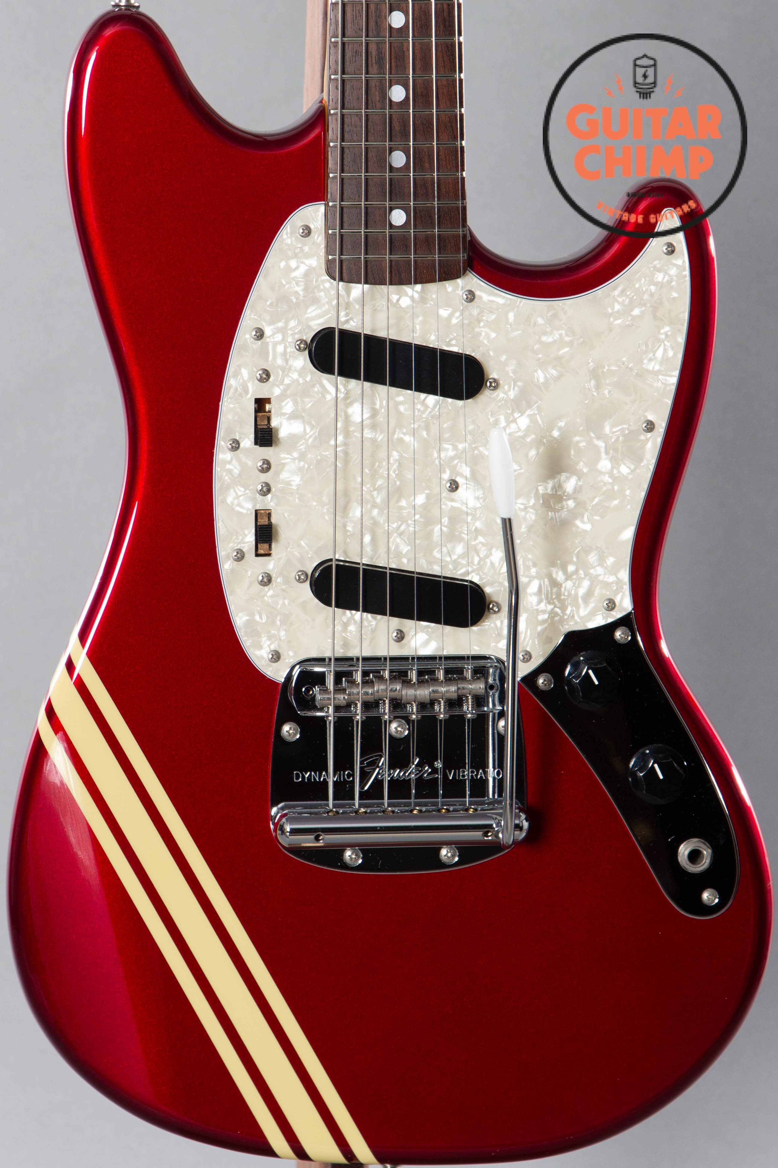 2012 Fender Japan Mustang Competition MG73 Old Candy Apple Red w