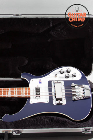 2010 Rickenbacker 4003 Midnight Blue Bass Rare Finish w/ OHSC
