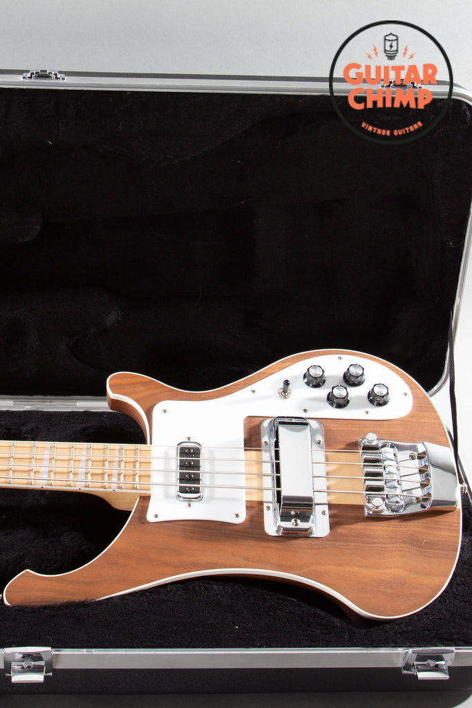 2019 Rickenbacker 4003W Walnut Bass w/ OHSC Push/Pull Vintage Tone Circuit