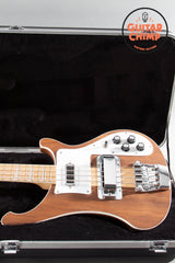 2019 Rickenbacker 4003W Walnut Bass w/ OHSC Push/Pull Vintage Tone Circuit