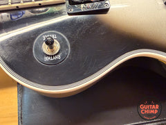 2022 Gibson Custom Shop Les Paul Axcess Custom Silverburst Stop Tail 496R Coil Split w/ OHSC + COA