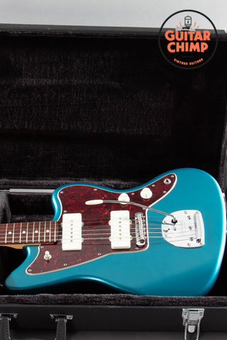 2025 Fender Japan MIJ FSR Hybrid II Jazzmaster Satin Ocean Turquoise Metallic Matching Headstock