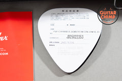 2025 Fender Japan MIJ FSR Hybrid II Jazzmaster Satin Ocean Turquoise Metallic Matching Headstock