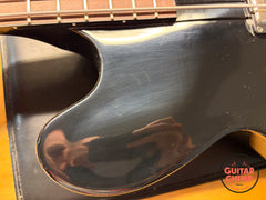 2013 Gibson Memphis ES-335 Bass Ebony Long Scale Semi-Hollow w/ OHSC + COA