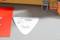 2025 Fender Japan MIJ Heritage 60s Telecaster Custom Sunburst Nitro Double Bound Tweed HSC