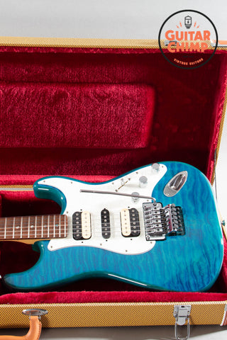 2019 Fender Japan MIJ Michiya Haruhata Stratocaster Caribbean Blue Transparent Tweed HSC