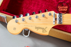 2020 Fender Japan MIJ Michiya Haruhata Stratocaster Trans Pink Flame Top Tweed HSC
