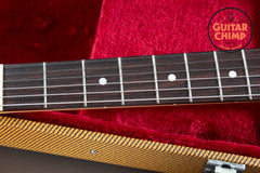 2025 Fender Japan MIJ Traditional 60s Mustang White Pearl Matching Headstock Gold Hardware