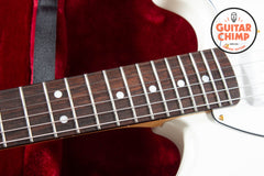 2025 Fender Japan MIJ Traditional 60s Mustang White Pearl Matching Headstock Gold Hardware