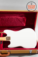 2025 Fender Japan MIJ Traditional 60s Mustang White Pearl Matching Headstock Gold Hardware