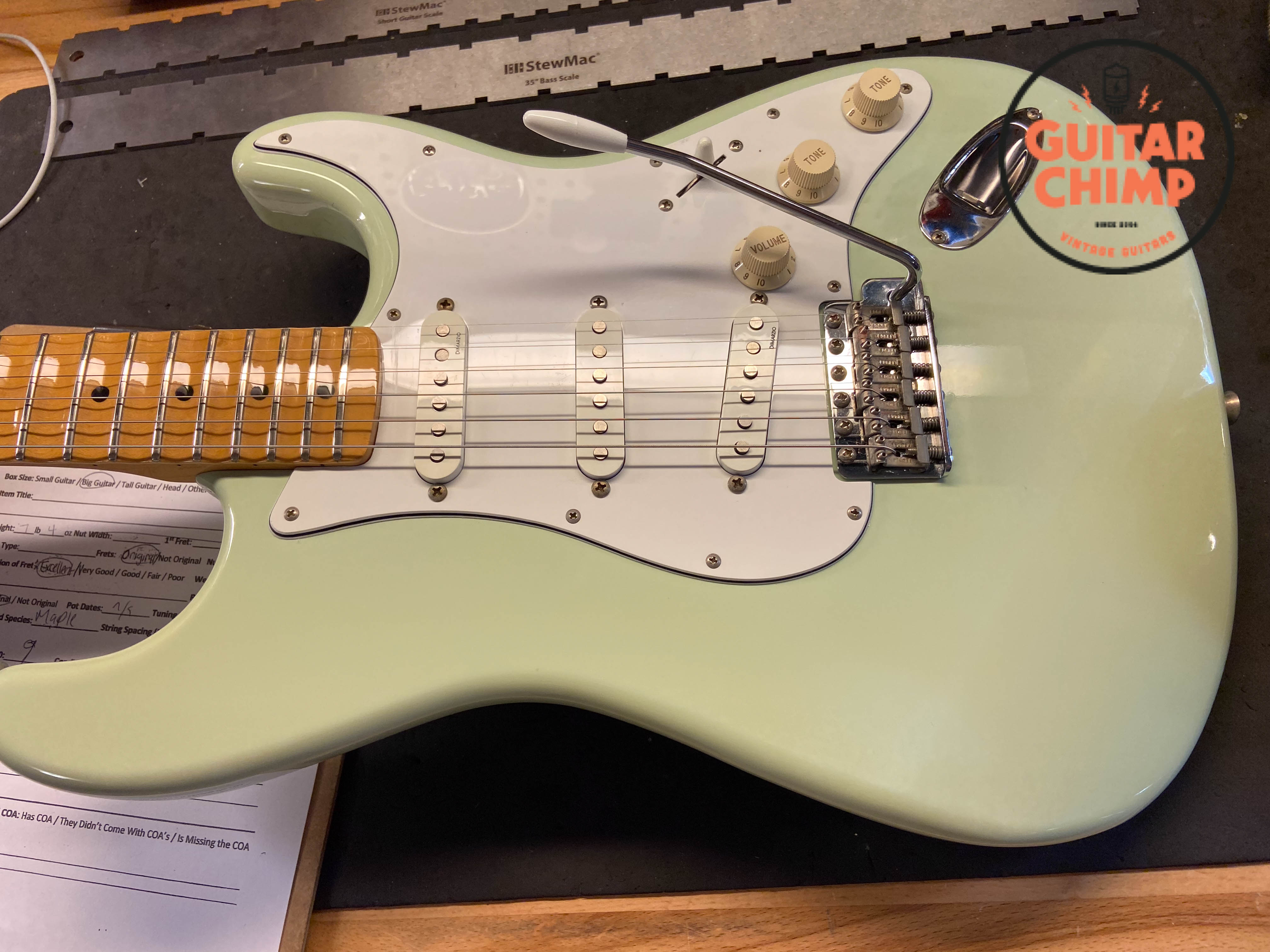 1997 Fender Yngwie Malmsteen Stratocaster ST71-140YM Daphne