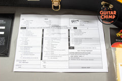 2024 Gibson Custom M2M ’68 Les Paul Custom Nordic Blue 5A Quilt Top TV White COA