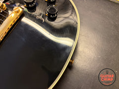 1998 Gibson Les Paul Custom Black Beauty Ebony Burstbucker 2 & 3 w/ Gibson HSC