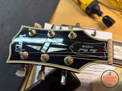 1998 Gibson Les Paul Custom Black Beauty Ebony Burstbucker 2 & 3 w/ Gibson HSC