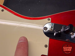 2004 Fender Japan CIJ TL62B-75TX ’62 Telecaster Custom Candy Apple Red Texas Specials w/ Tweed HSC