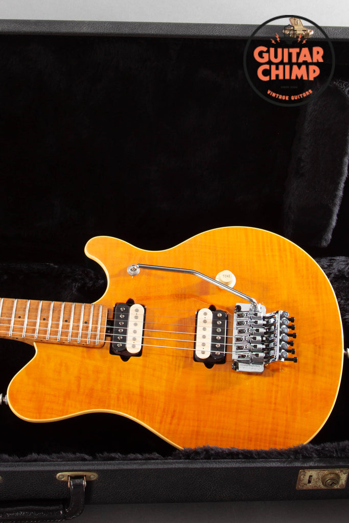 1995 Ernie Ball Music Man Eddie Van Halen EVH Gold Translucent OHSC