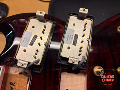 2024 Gibson SG Supreme Wine Red AAA Figured Maple Top Ebony Coil Split w/ OHSC