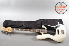 2004 Fender Japan CIJ JB75-90US ’75 Reissue Jazz Bass Vintage White USA Pickups