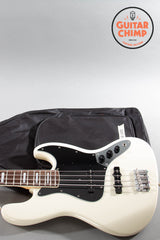 2004 Fender Japan CIJ JB75-90US ’75 Reissue Jazz Bass Vintage White USA Pickups