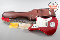 1983 Fender JV Jazzmaster '62 Vintage Reissue JM66-70 Candy Apple Red Japan MIJ Fujigen