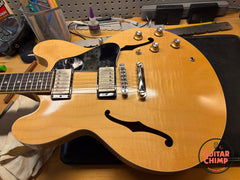 2022 Gibson ES-335 Satin Natural Mojotone ’59 Clone PAFs w/ OHSC + Paperwork