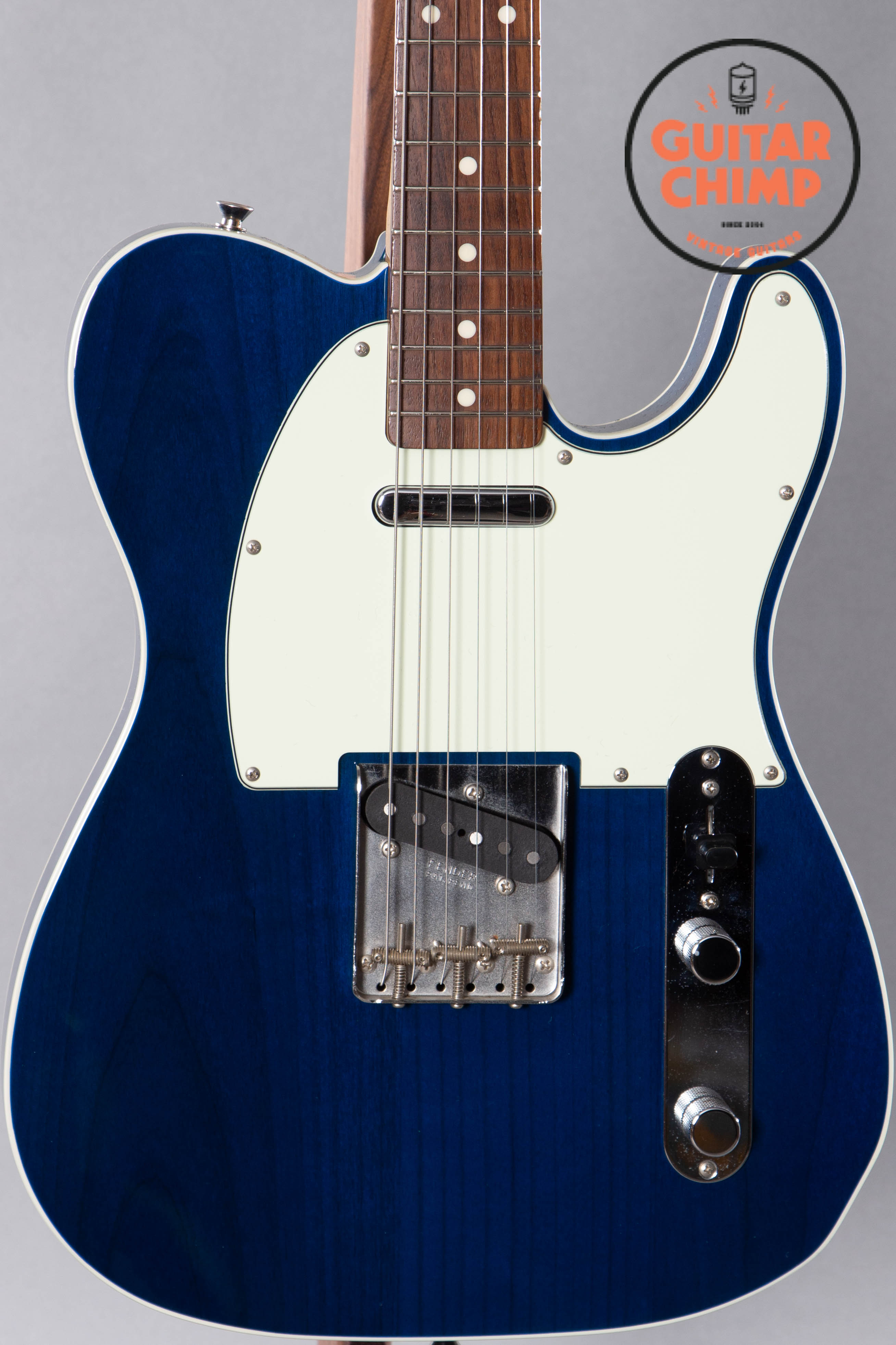 2012 Fender Japan TL62B '62 Telecaster Custom Trans Blue | Guitar