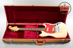 1995 Fender Japan MIJ MG69 '69 Mustang Vintage White FujiGen Tweed HSC