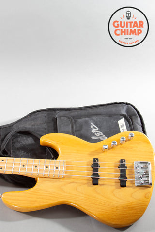 1990 Fender Japan MIJ JBR-800 Pro Feel Jazz Bass Natural Active FujiGen