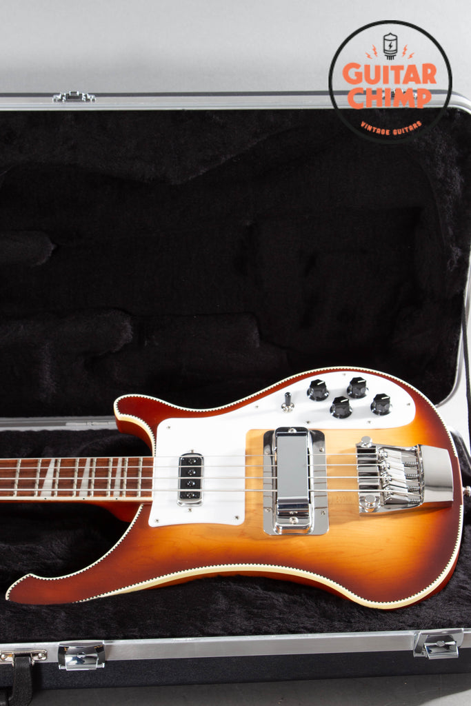 2021 Rickenbacker 4003 Satin Autumnglo Checkerboard Binding Mono Input