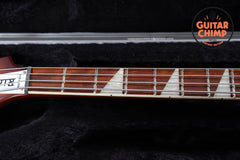 2021 Rickenbacker 4003 Satin Autumnglo Checkerboard Binding Mono Input