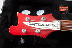 2012 Rickenbacker 4003 Ruby Red Rare Color OHSC All Original